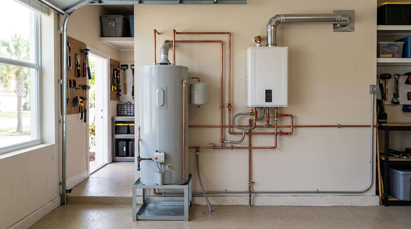 Tank vs Tankless Water Heaters in Florida
